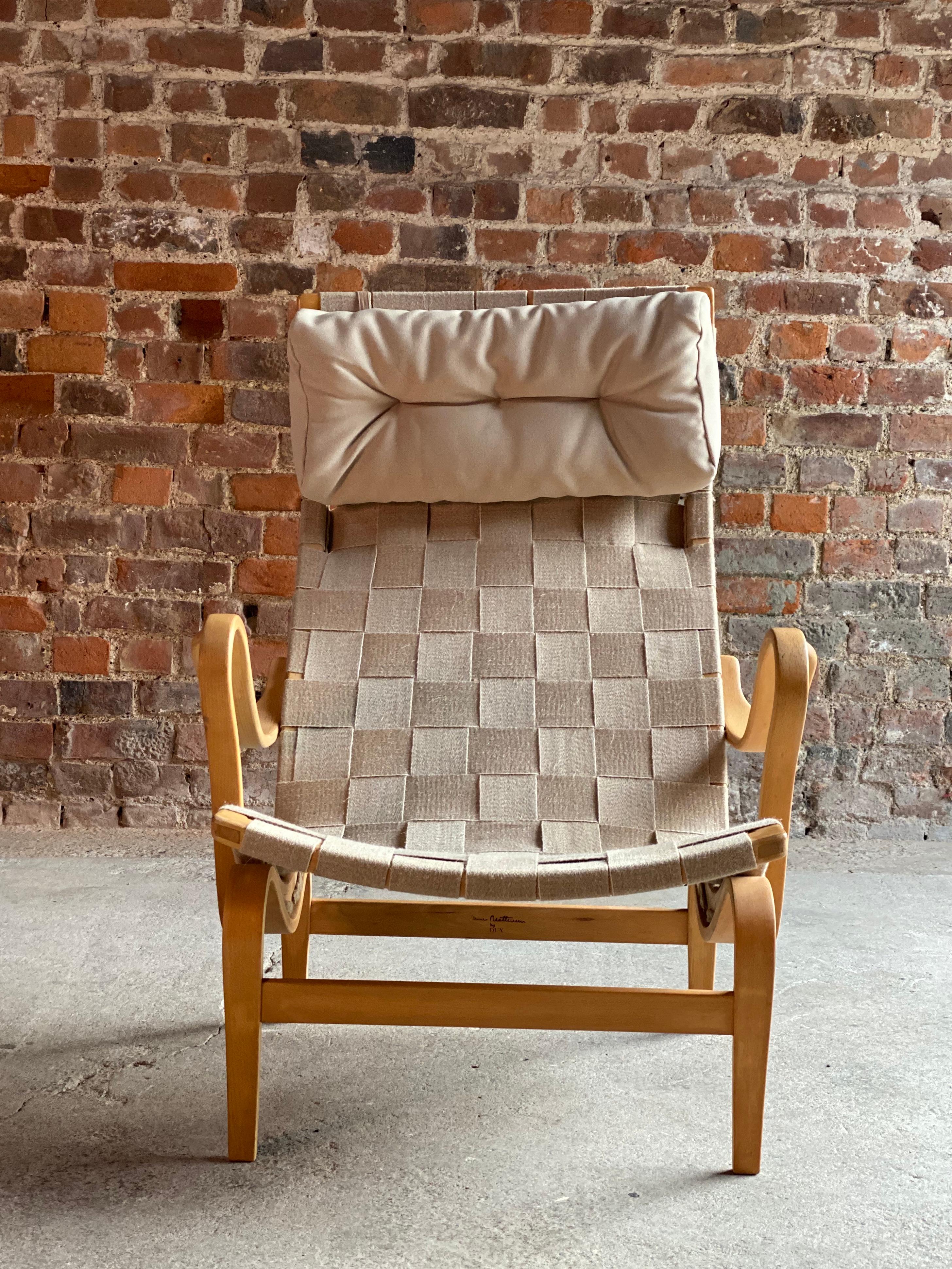 Bruno Mathsson Pernilla 1 Easy Chair by DUX Sweden, circa 1970s 4