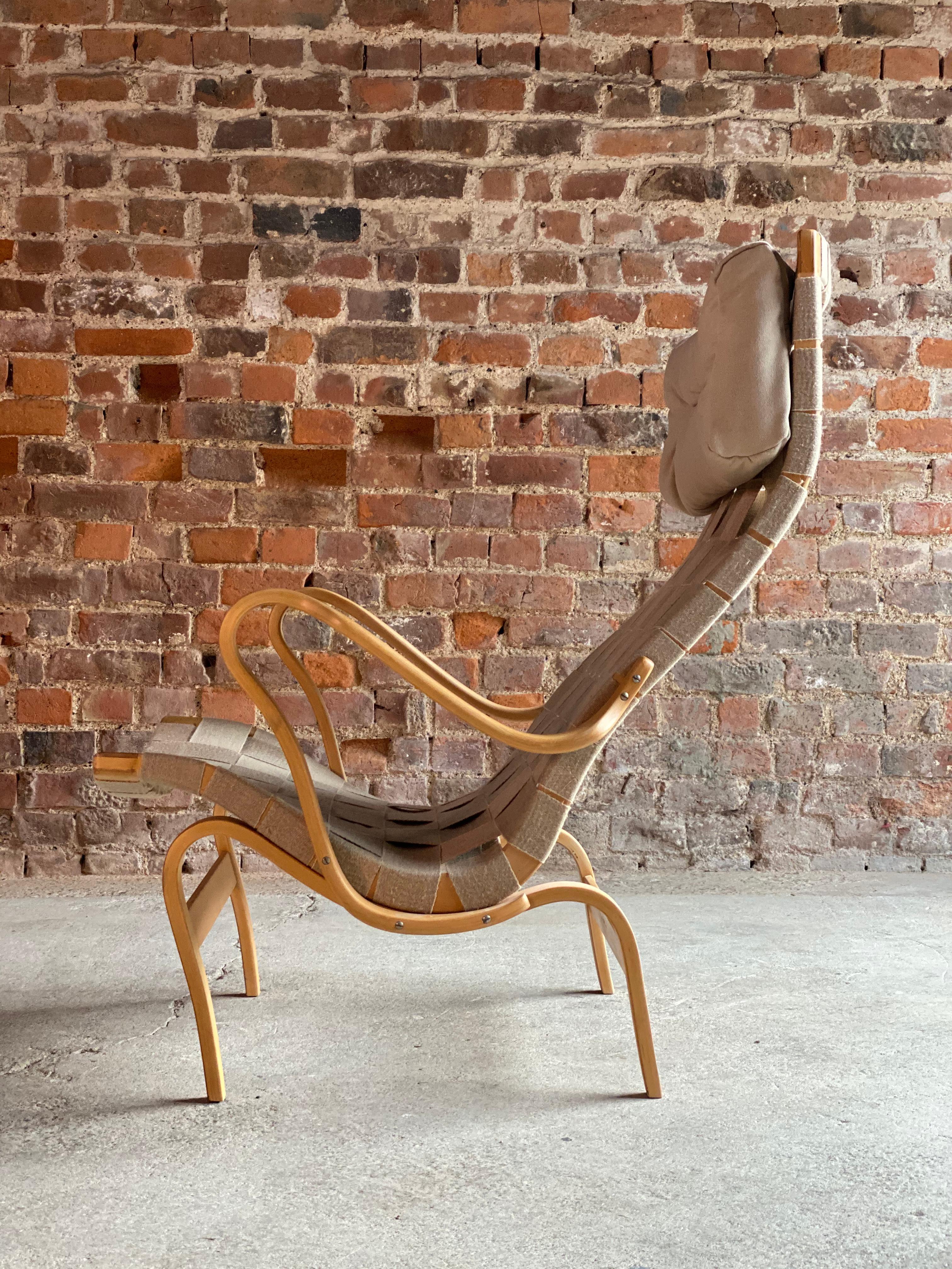 Late 20th Century Bruno Mathsson Pernilla 1 Easy Chair by DUX Sweden, circa 1970s