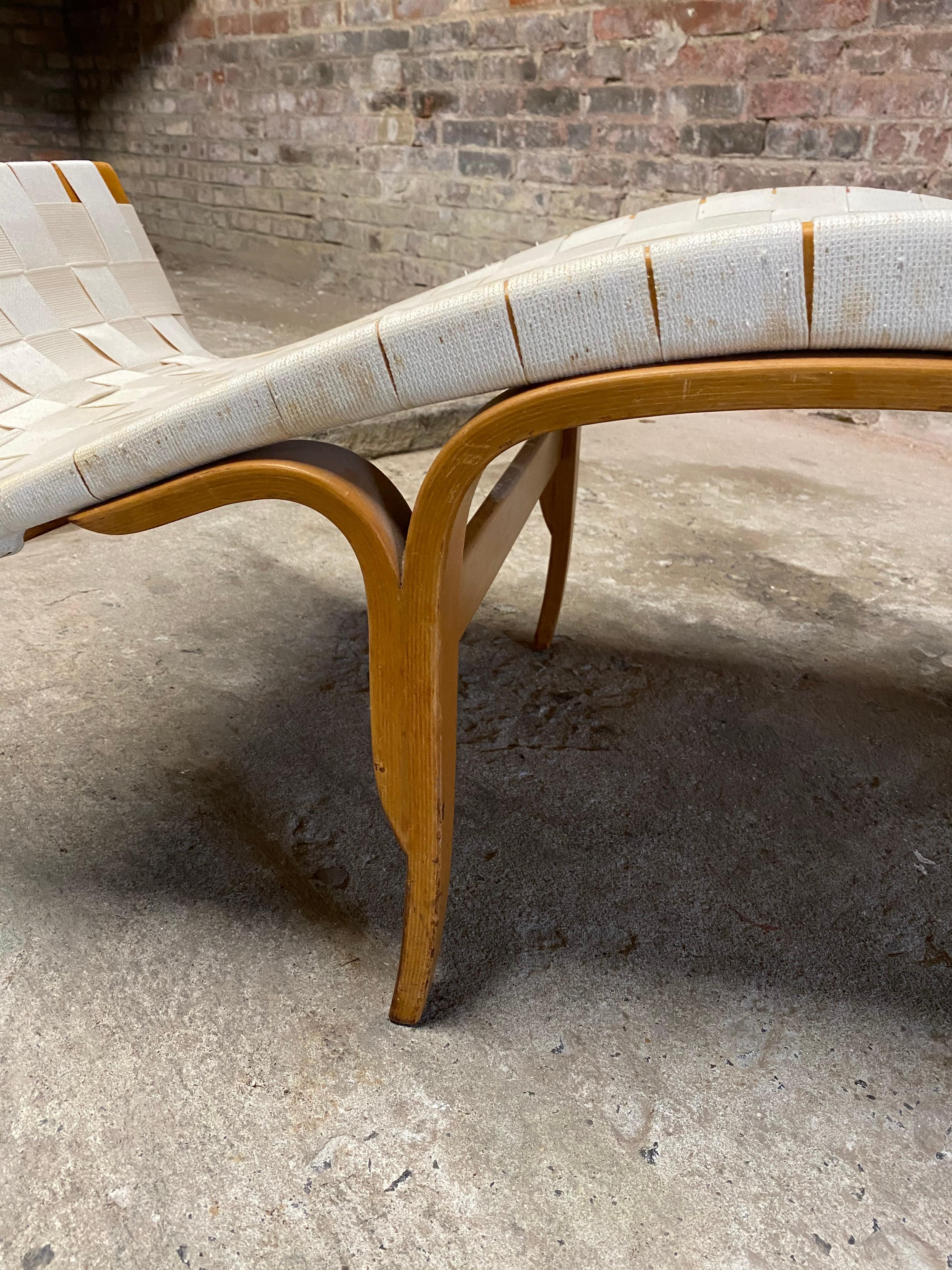 Bruno Mathsson Pernilla 3 Bentwood Lounge Chair 2