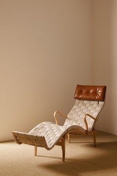 Bruno Mathsson, "Pernilla 3" Lounge Chair, Ed. Firma Karl Mathsson, Sweden 1960