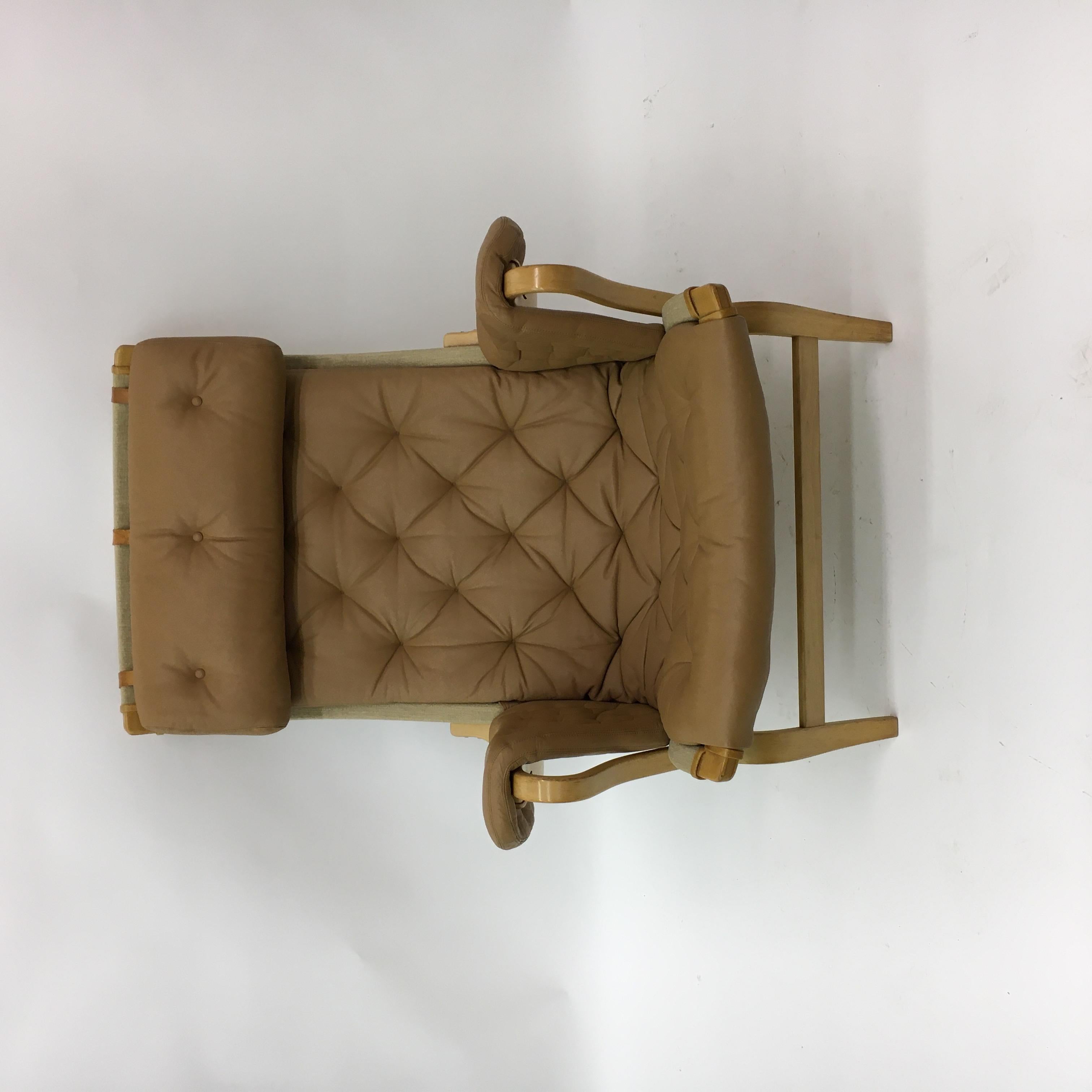 Bruno Mathsson pernilla de Dux butaca fauteuil , años 1970 Sueco en venta
