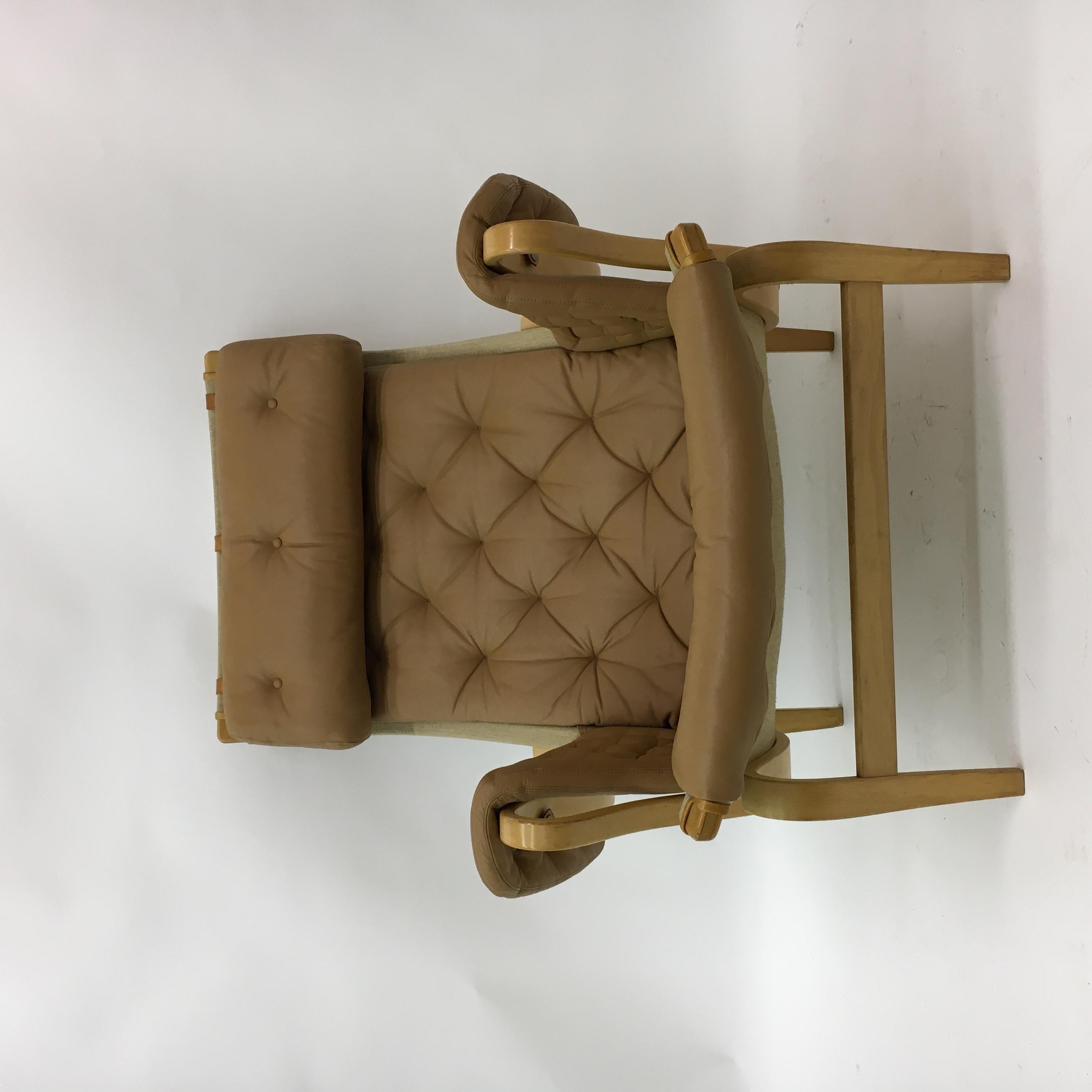 Swedish Bruno mathsson pernilla by Dux easy chair fauteuil , 1970's For Sale