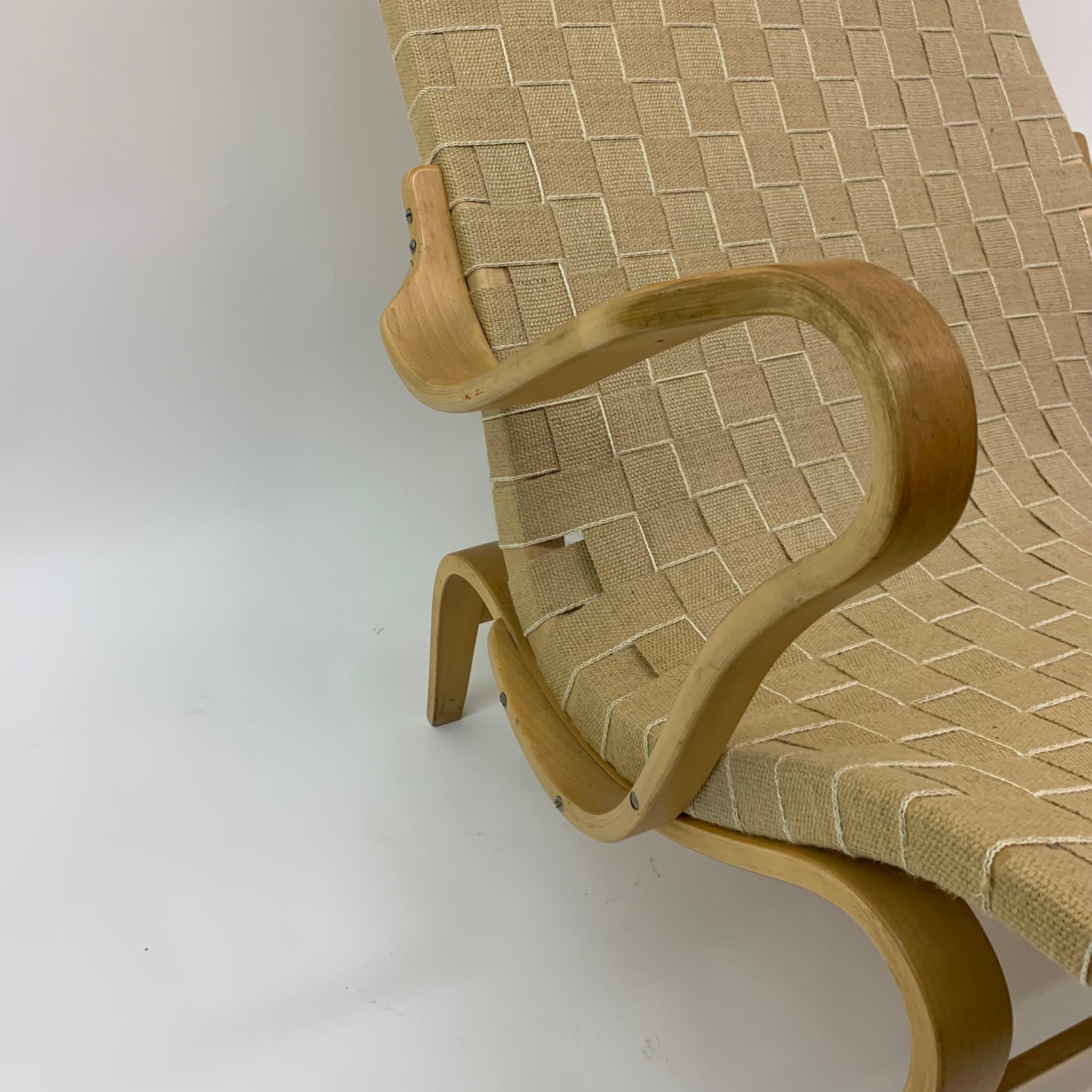 Mid-Century Modern Bruno Mathsson ‘Pernilla’ Chair for Dux, 1970’s