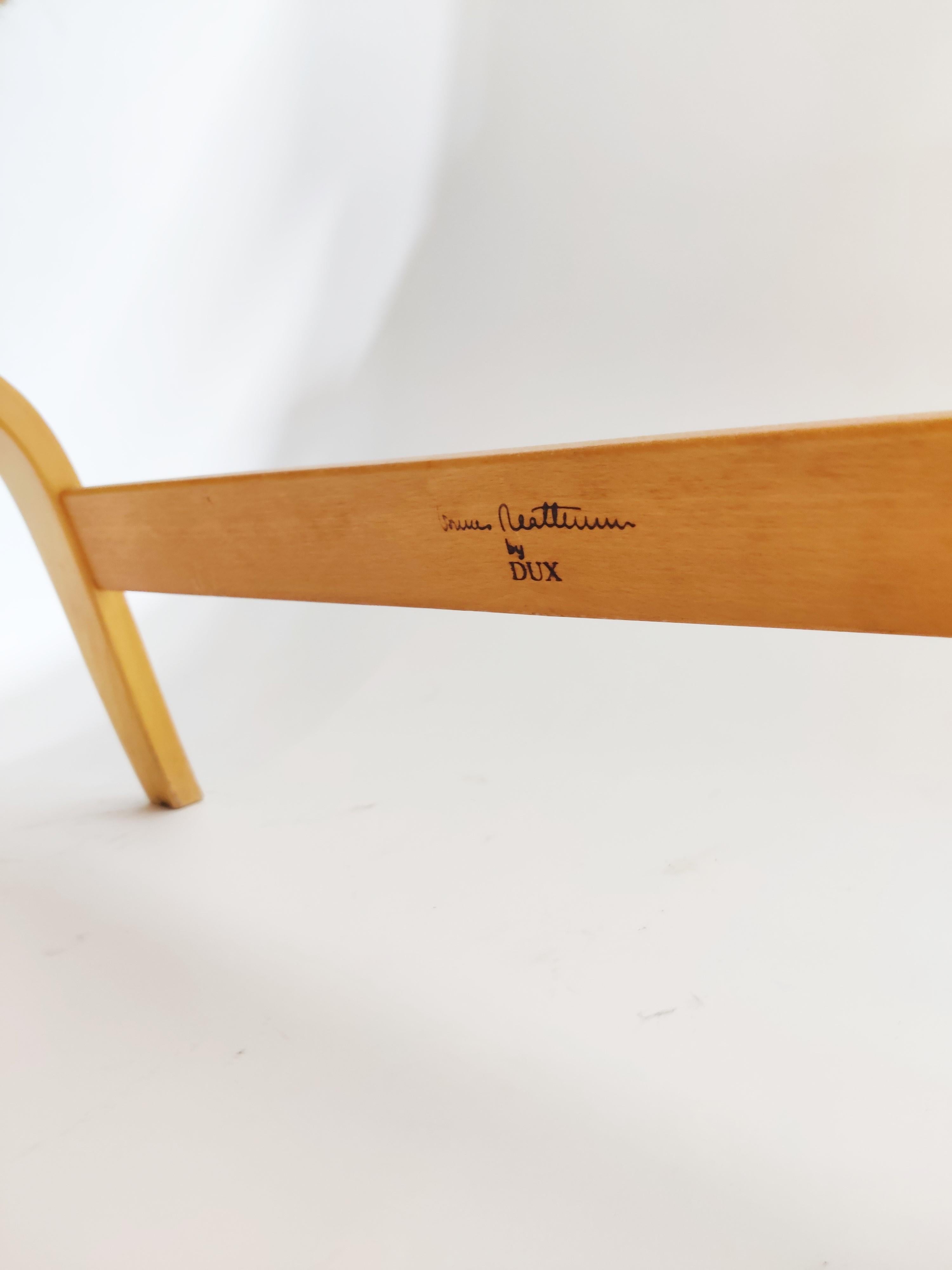 Bruno Mathsson Pernilla chair in leather, 1960s 4