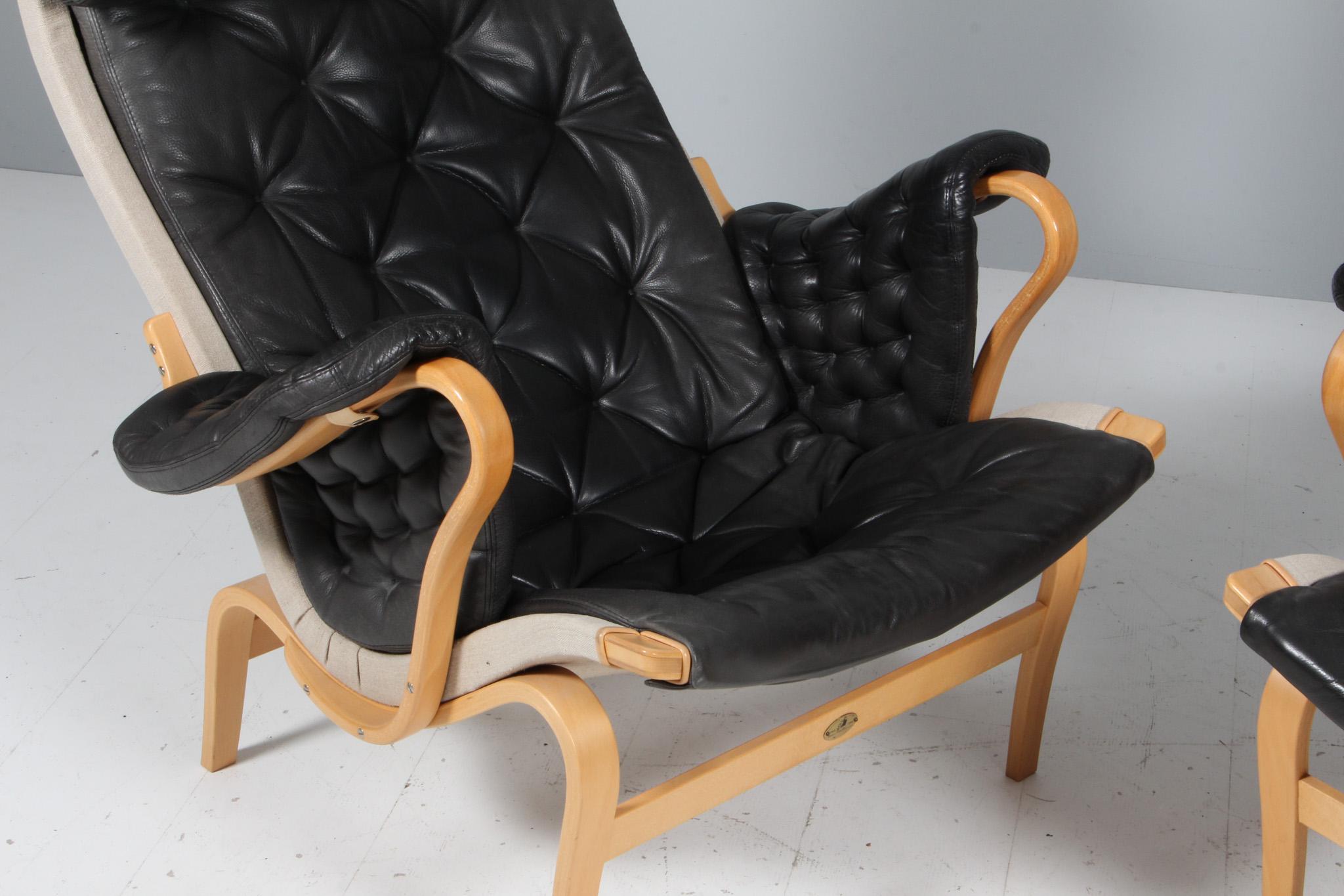 Swedish Bruno Mathsson Pernilla Lounge Chair. 25 years limited edition For Sale