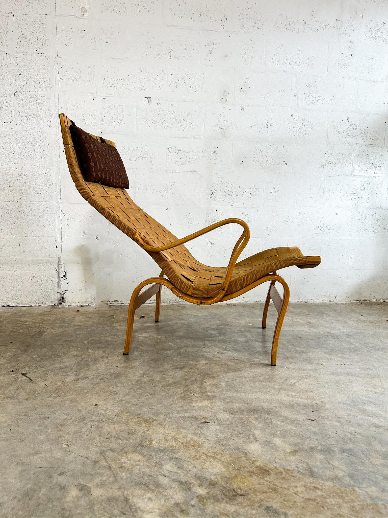 Scandinavo moderno Bruno Mathsson Pernilla Lounge Chair