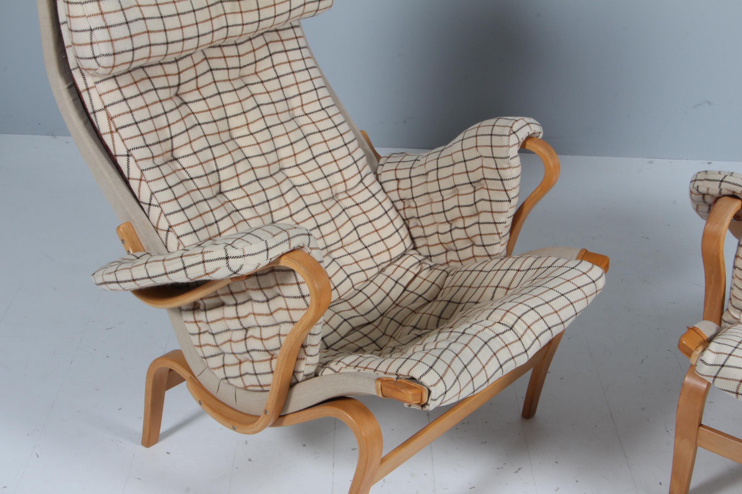 Swedish Bruno Mathsson Pernilla Lounge Chair