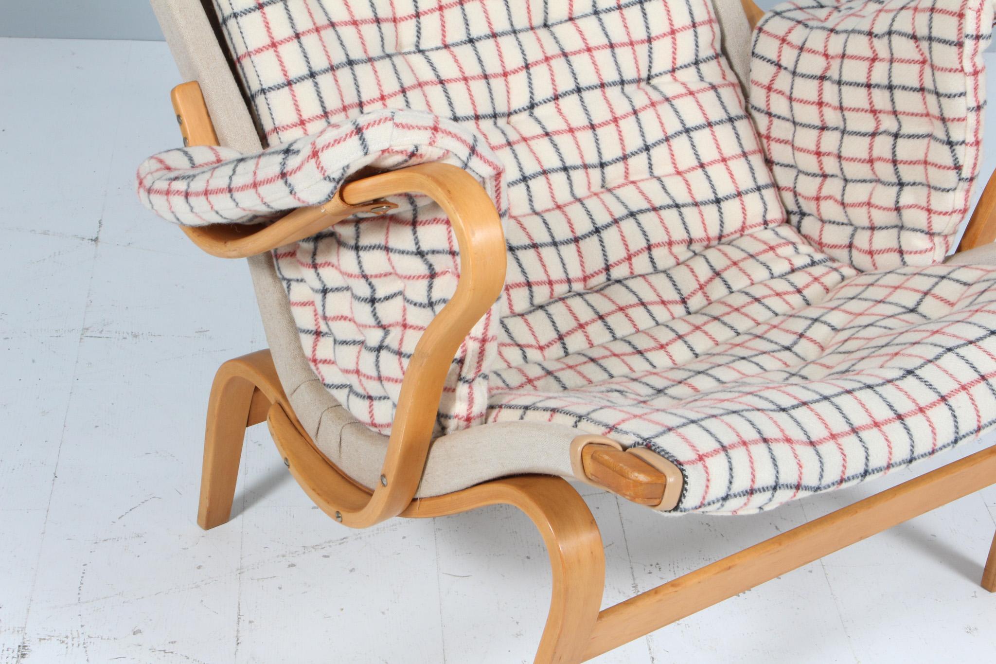 Bruno Mathsson Pernilla Lounge Chair (Schwedisch) im Angebot