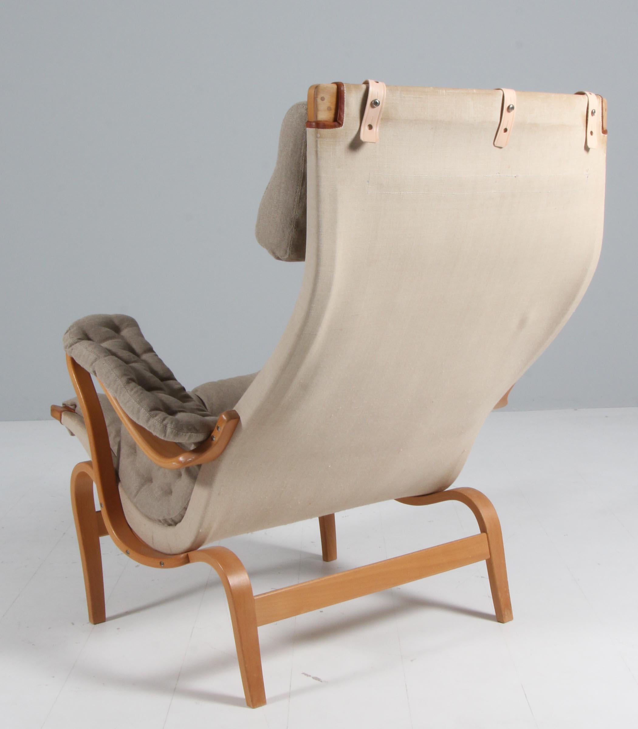 Bruno Mathsson Pernilla Lounge Chair In Good Condition In Esbjerg, DK