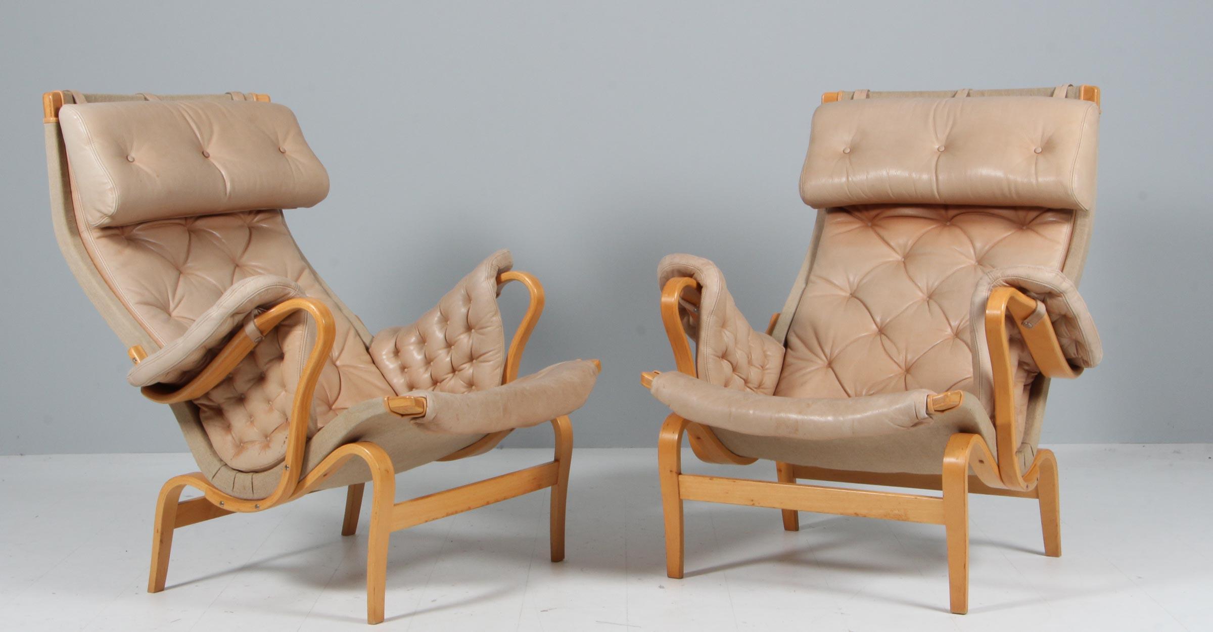 Bruno Mathsson Pernilla Lounge Chair For Sale
