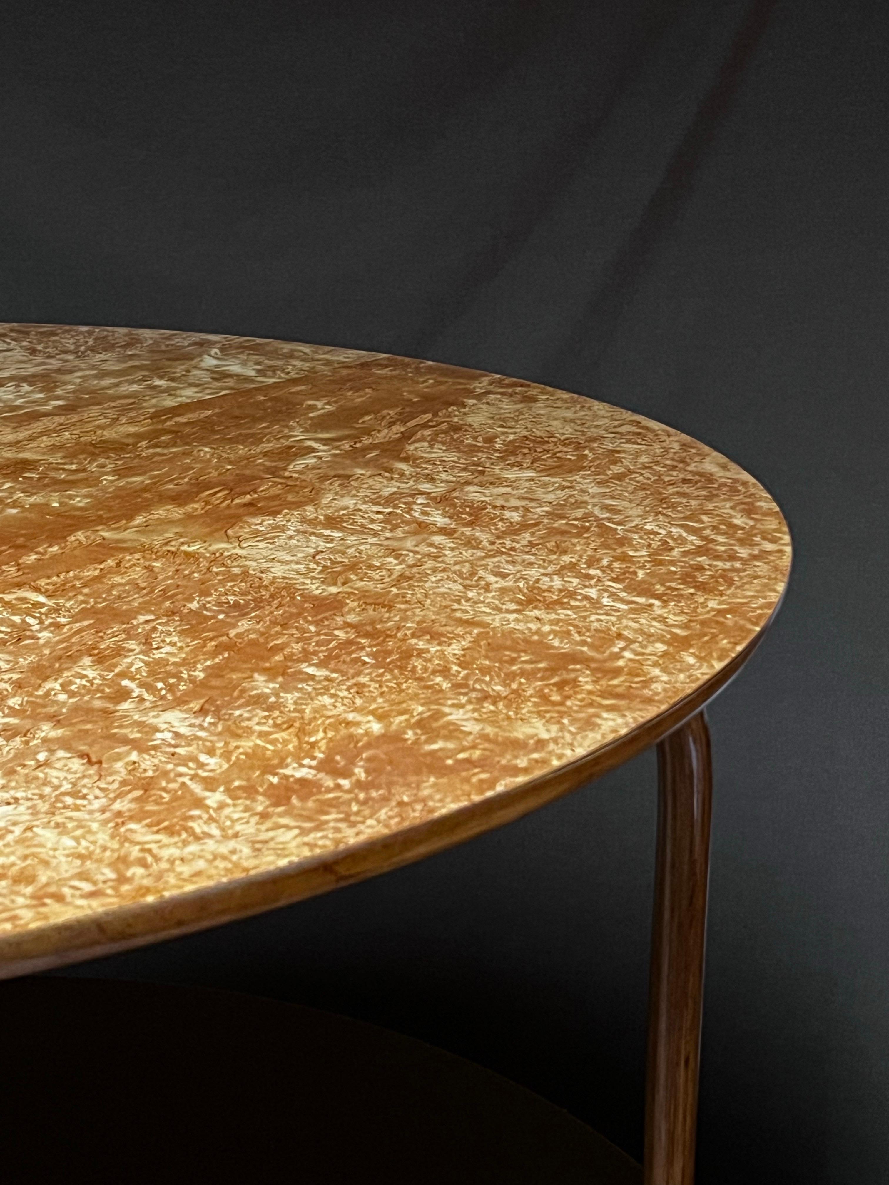 Bruno Mathsson raro tavolino originale del 1936 in legno di radica e betulla, da collezione, nuovo di zecca in vendita 2