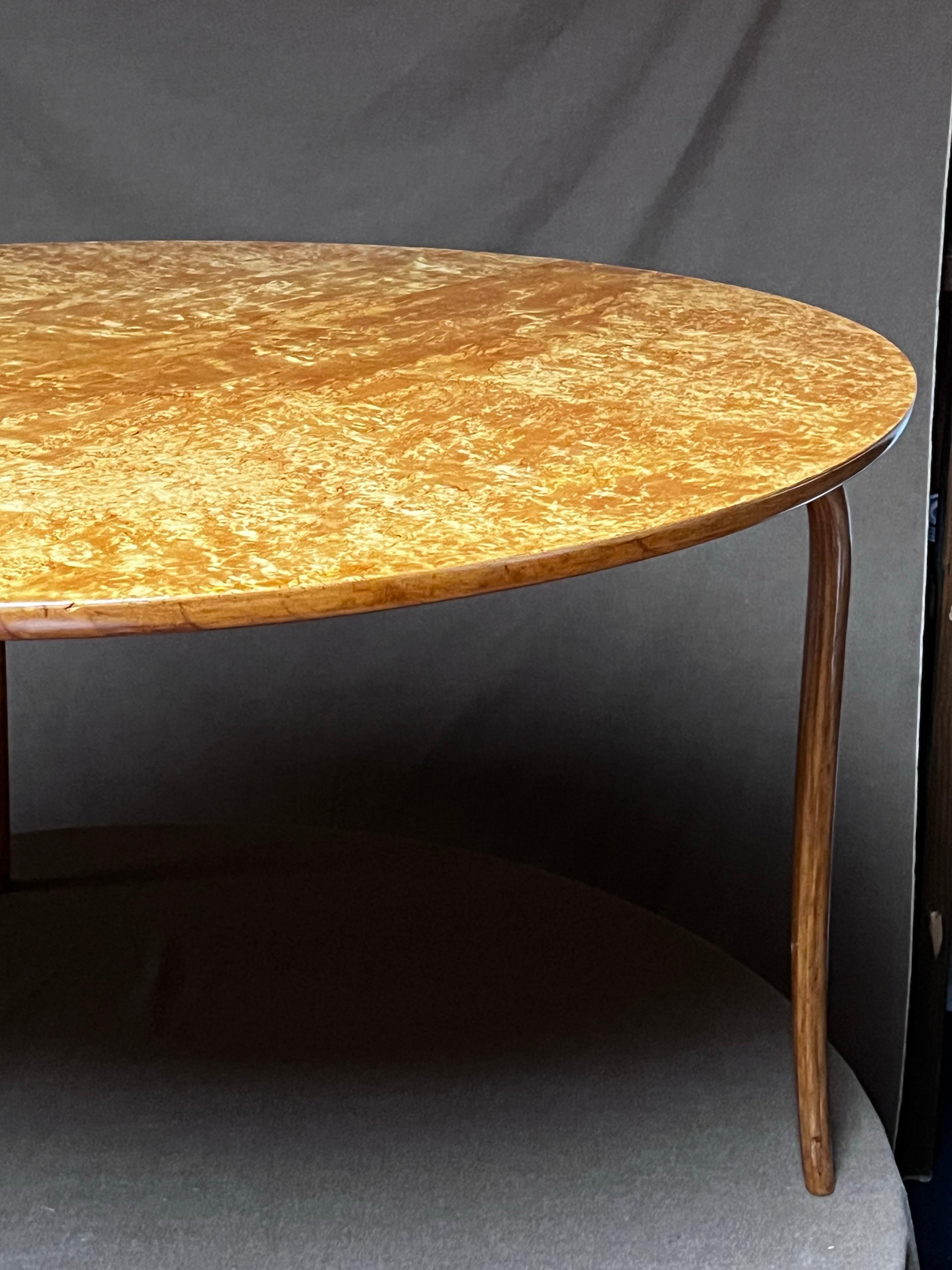 Bruno Mathsson raro tavolino originale del 1936 in legno di radica e betulla, da collezione, nuovo di zecca in vendita 7