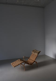 Bruno Mathsson Scandinavian Modern Chaiselongue Model 36 by Karl Mathsson, 1964