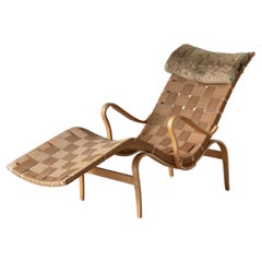 Bruno Mathsson Chaiselongue Modernité scandinave Modèle 36 par Karl Mathsson, 1964