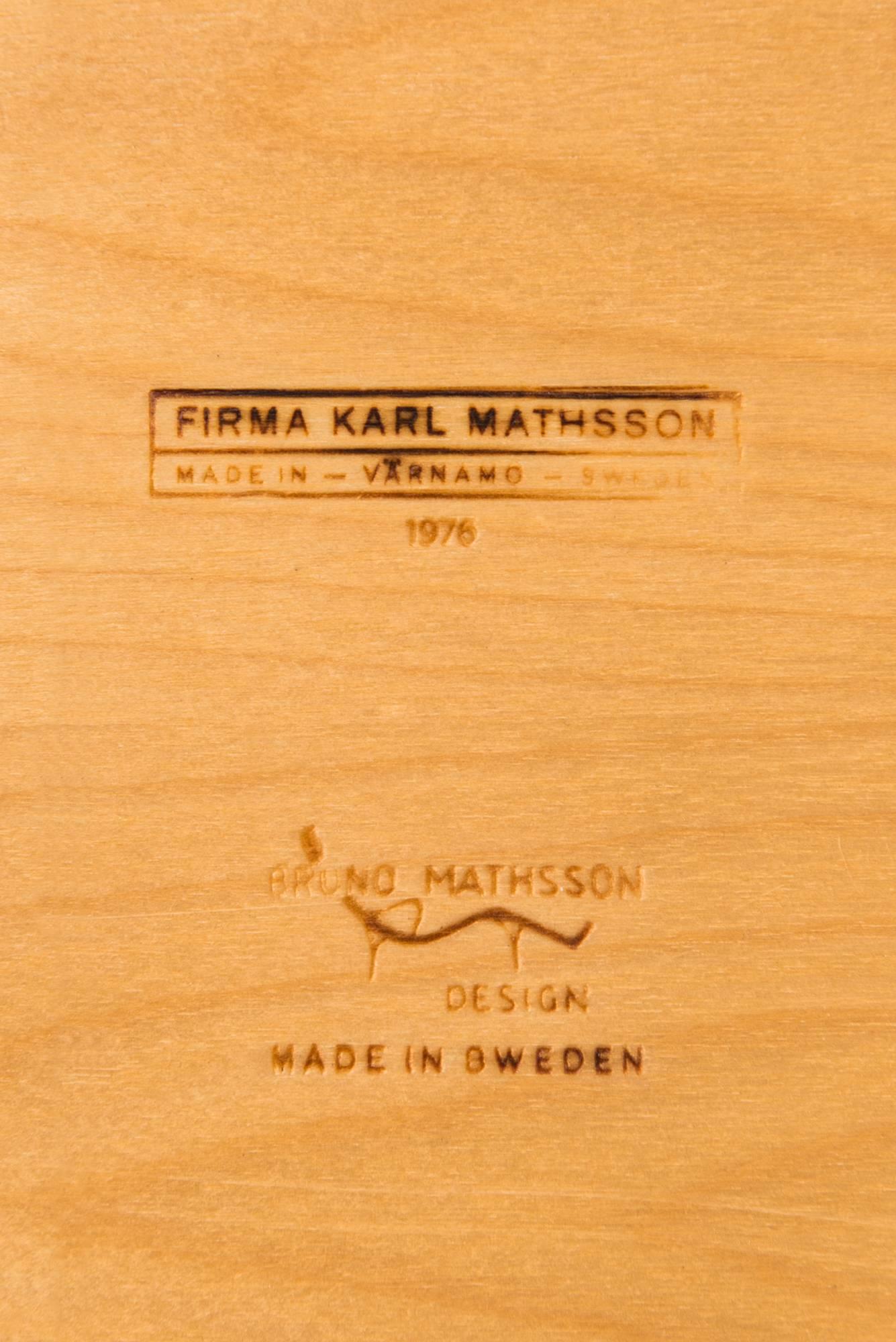 Metal Bruno Mathsson Side Table by Karl Mathsson in Värnamo, Sweden For Sale