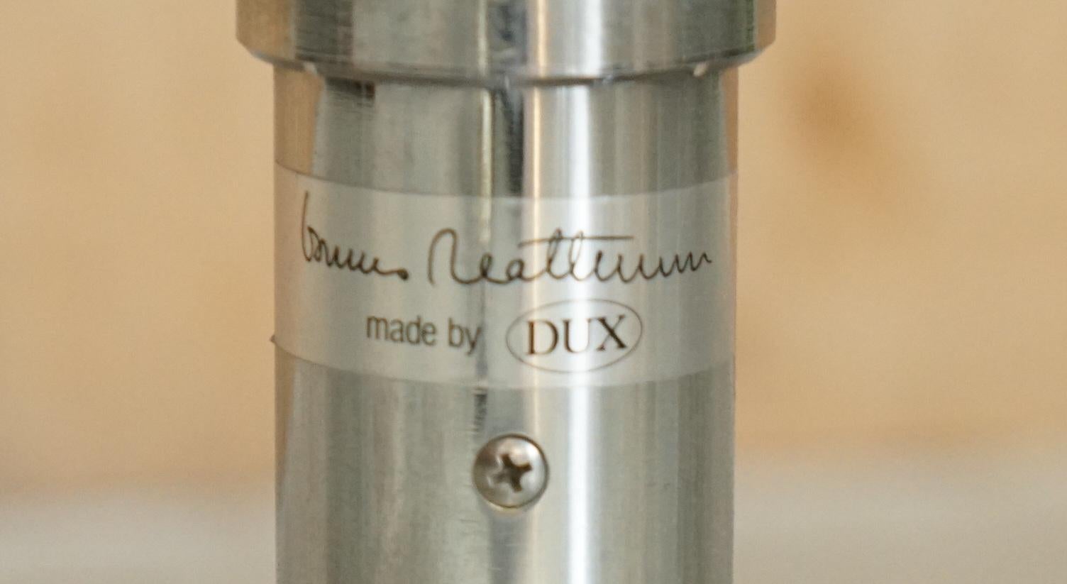 Bruno Mathsson SWEDiSH DUXIANA JETSON ARMCHAIR SWIVEL EN CUIR GRIS en vente 6