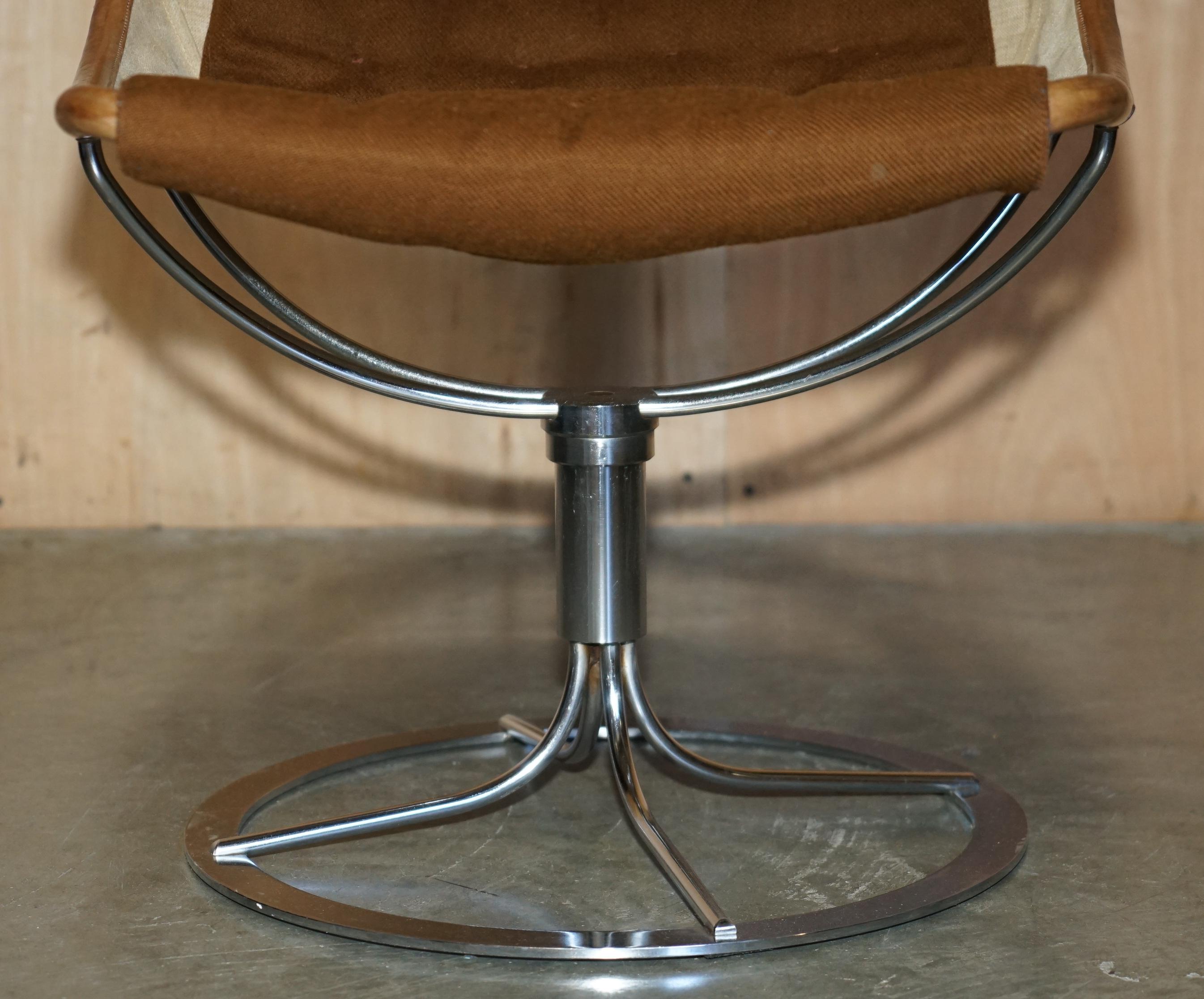 Fait main Bruno MATHSSON SUÈDE MiD CENTURY 1907-1988 FAUTEUIL JETSON POUR DUX en vente