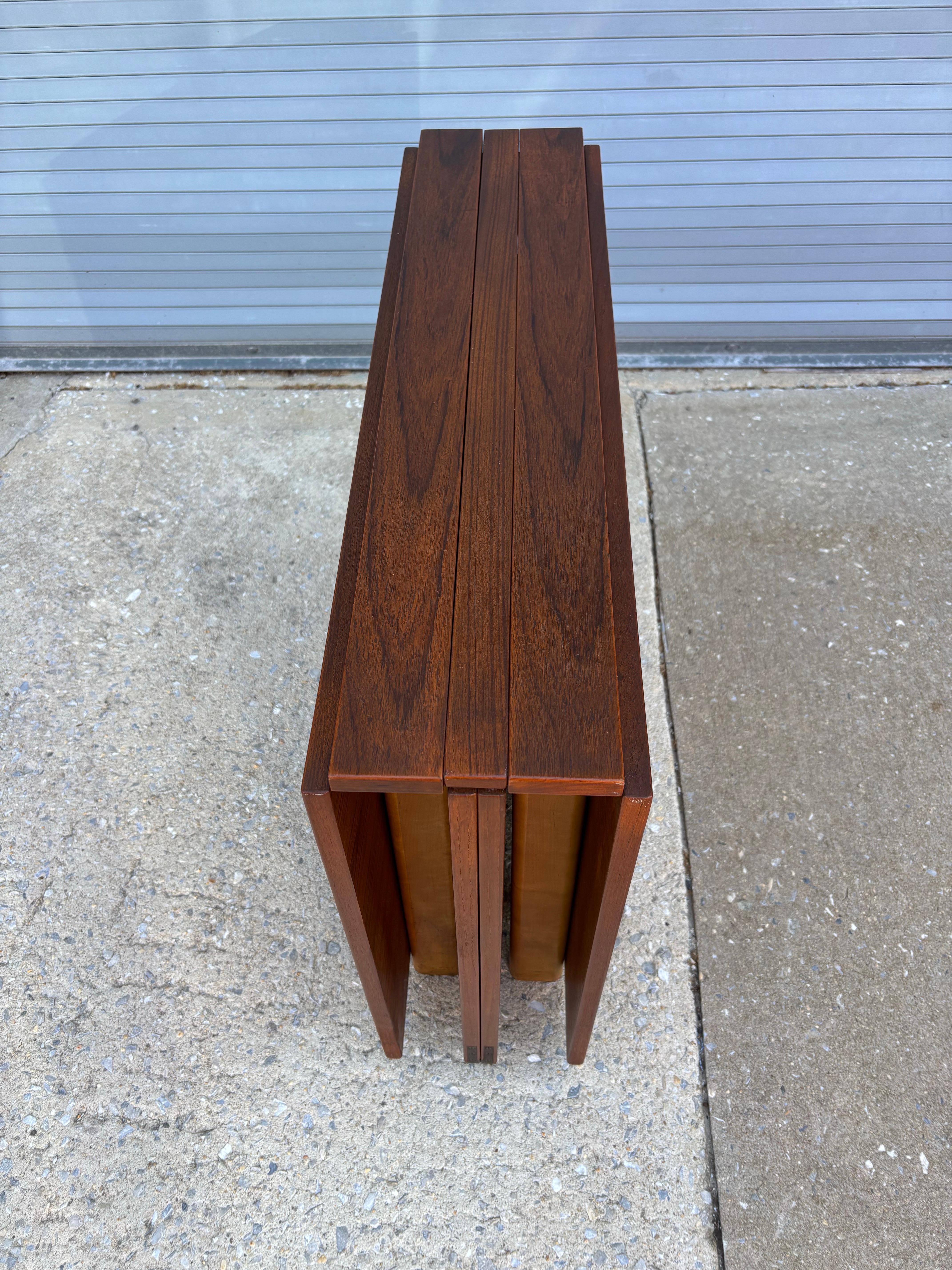 Bruno Mathsson Maria-Tisch aus Teakholz und Birke, signiert und datiert, 1966 im Angebot 6