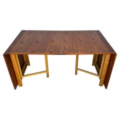 Bruno Mathsson Tavolo Maria in teak e betulla, firmato e datato, 1966