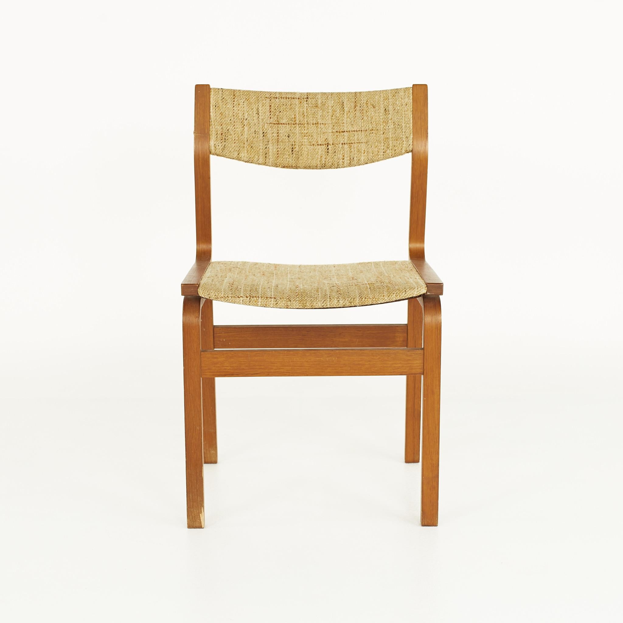 Bruno Mathsson Thonet Style Mid Century Bentwood Dining Chairs, Set of 6 In Good Condition In Countryside, IL