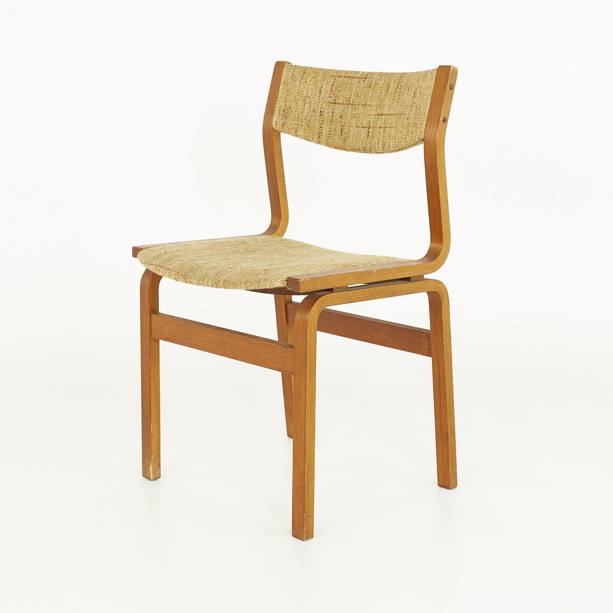 Late 20th Century Bruno Mathsson Thonet Style Mid Century Bentwood Dining Chairs, Set of 6