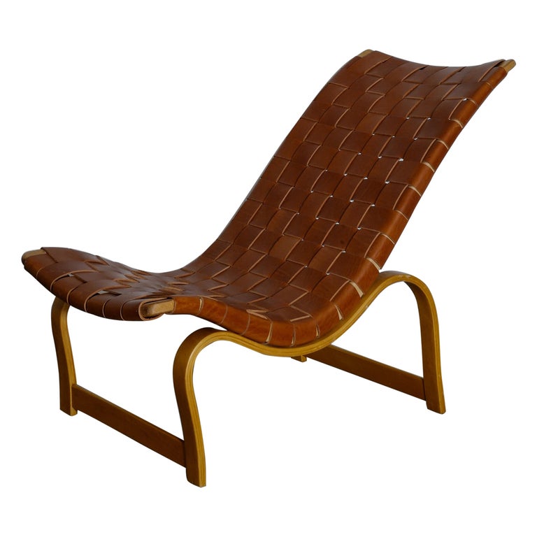Bruno Mathsson "Vilstol 36 / Model 36" Easy Chair, 1960s For Sale at 1stDibs
