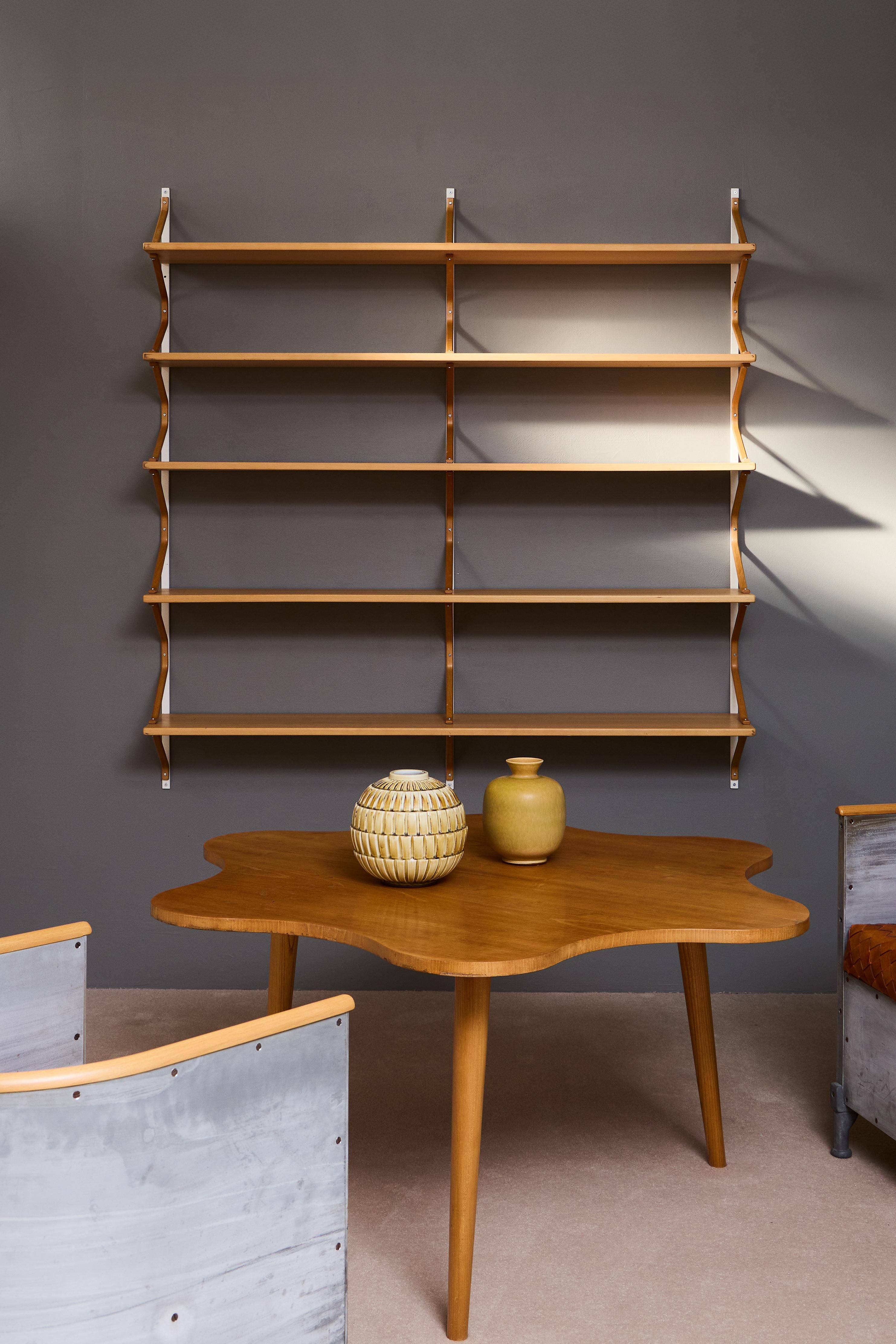 Estantería de pared Bruno Mathsson, Suecia, años 70 Sueco en venta