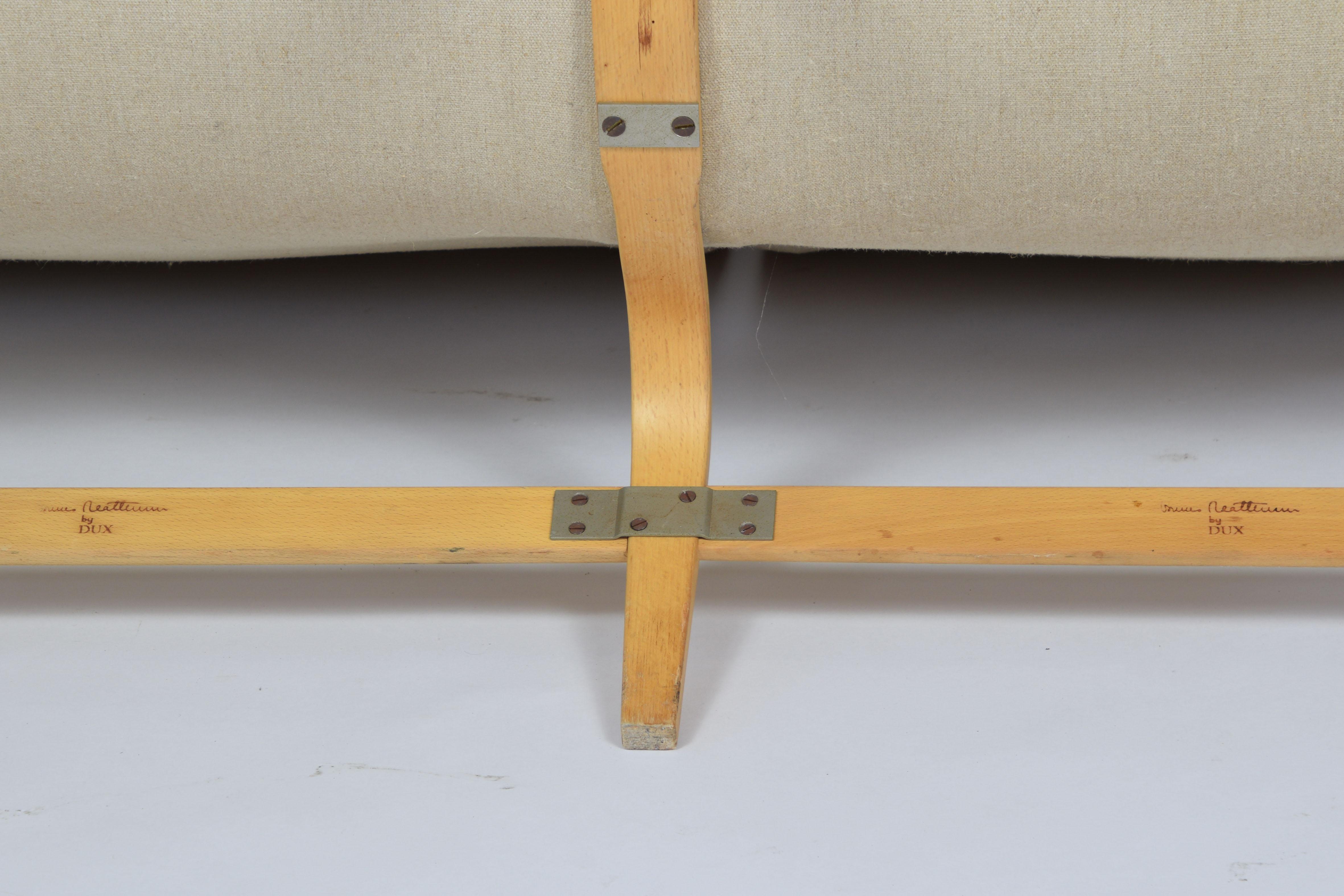 Late 20th Century Bruno Mathssons Pernilla Settee with Matching Chair, Sweden, 1970s For Sale