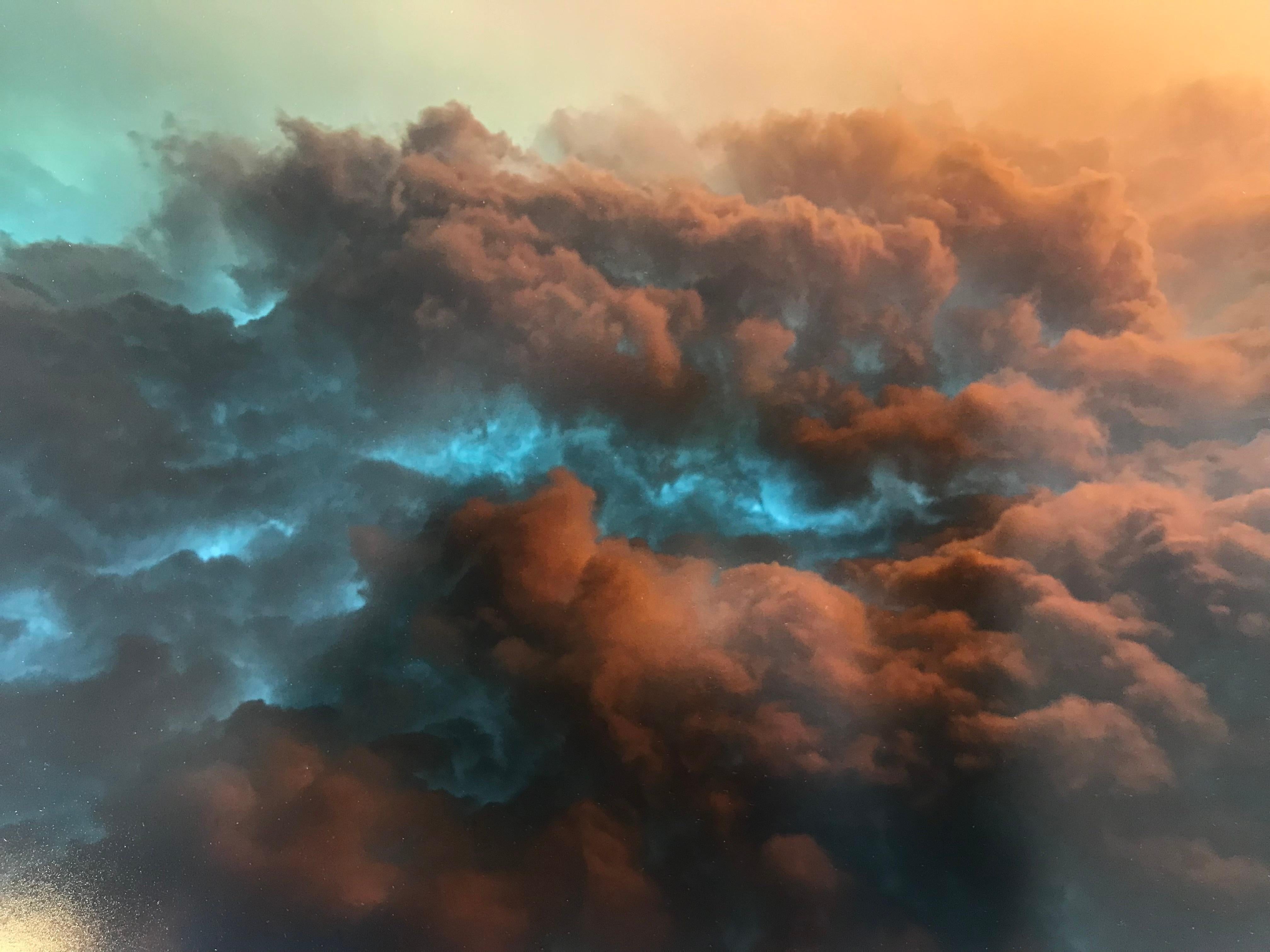 Ciel de Peinture (Tornado Alley) - Photograph by Bruno Meignien