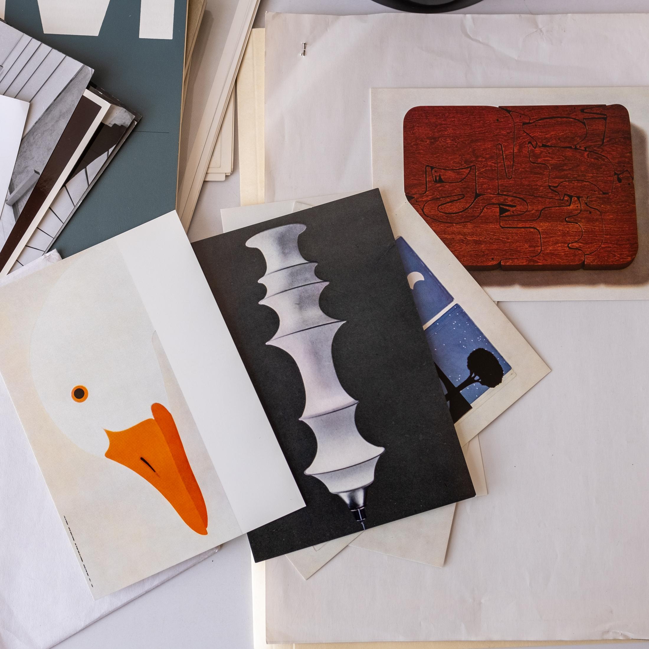 Bruno Munari and Enzo Mari Danese Catalogs Photos Letters Ephemera Collection 1