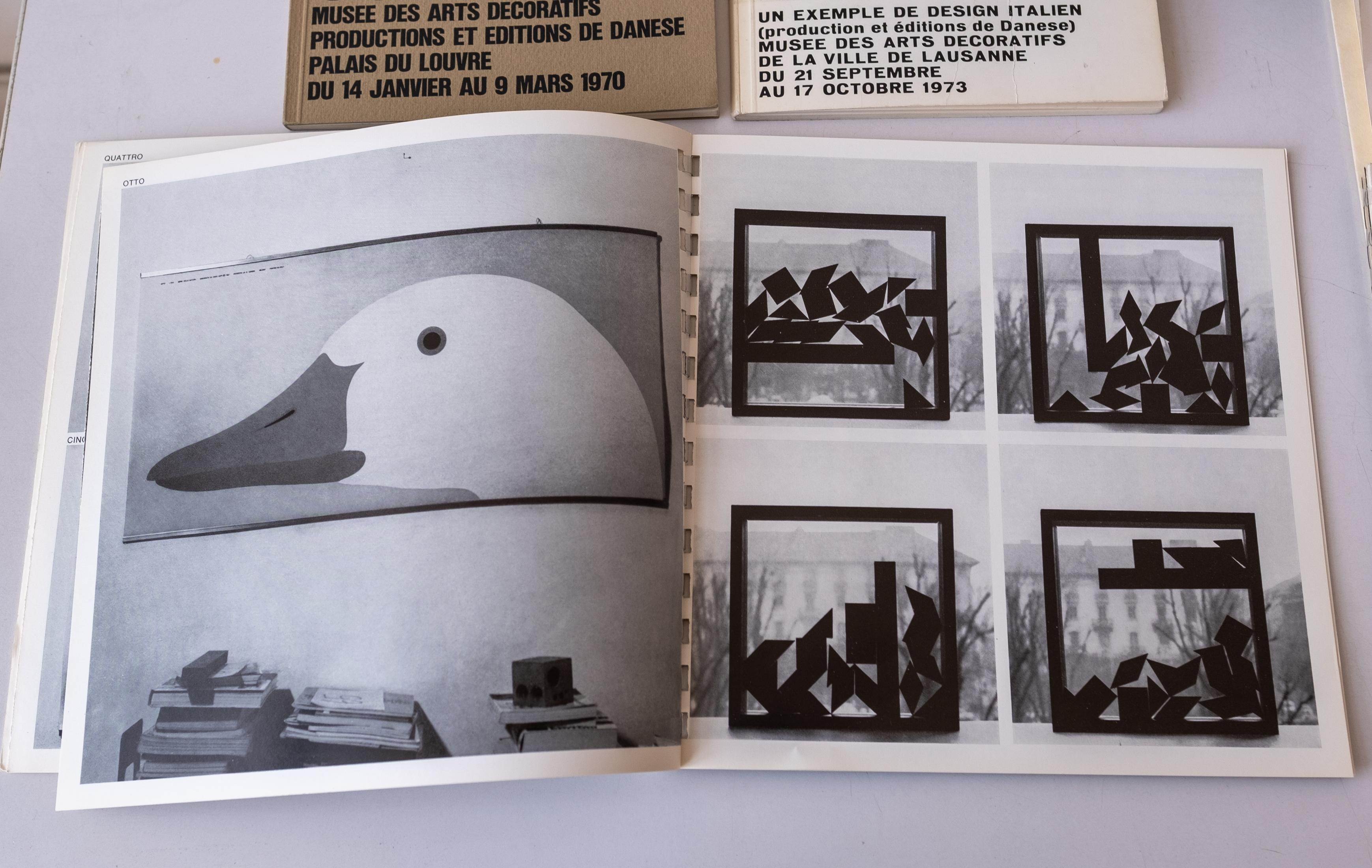 Bruno Munari et Enzo Mari Danese Catalogues photos lettres collection éphémère 11