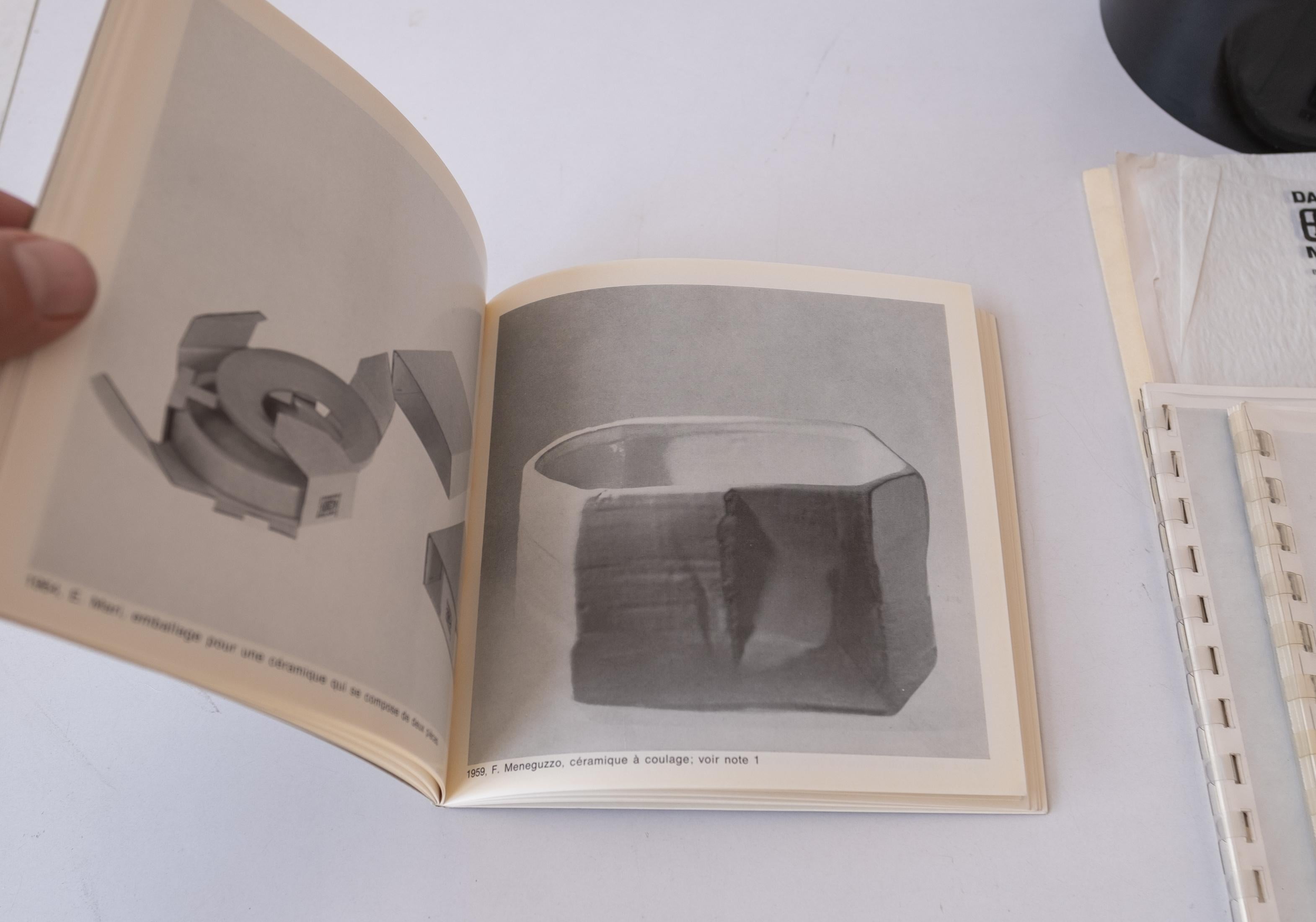 Bruno Munari et Enzo Mari Danese Catalogues photos lettres collection éphémère 1