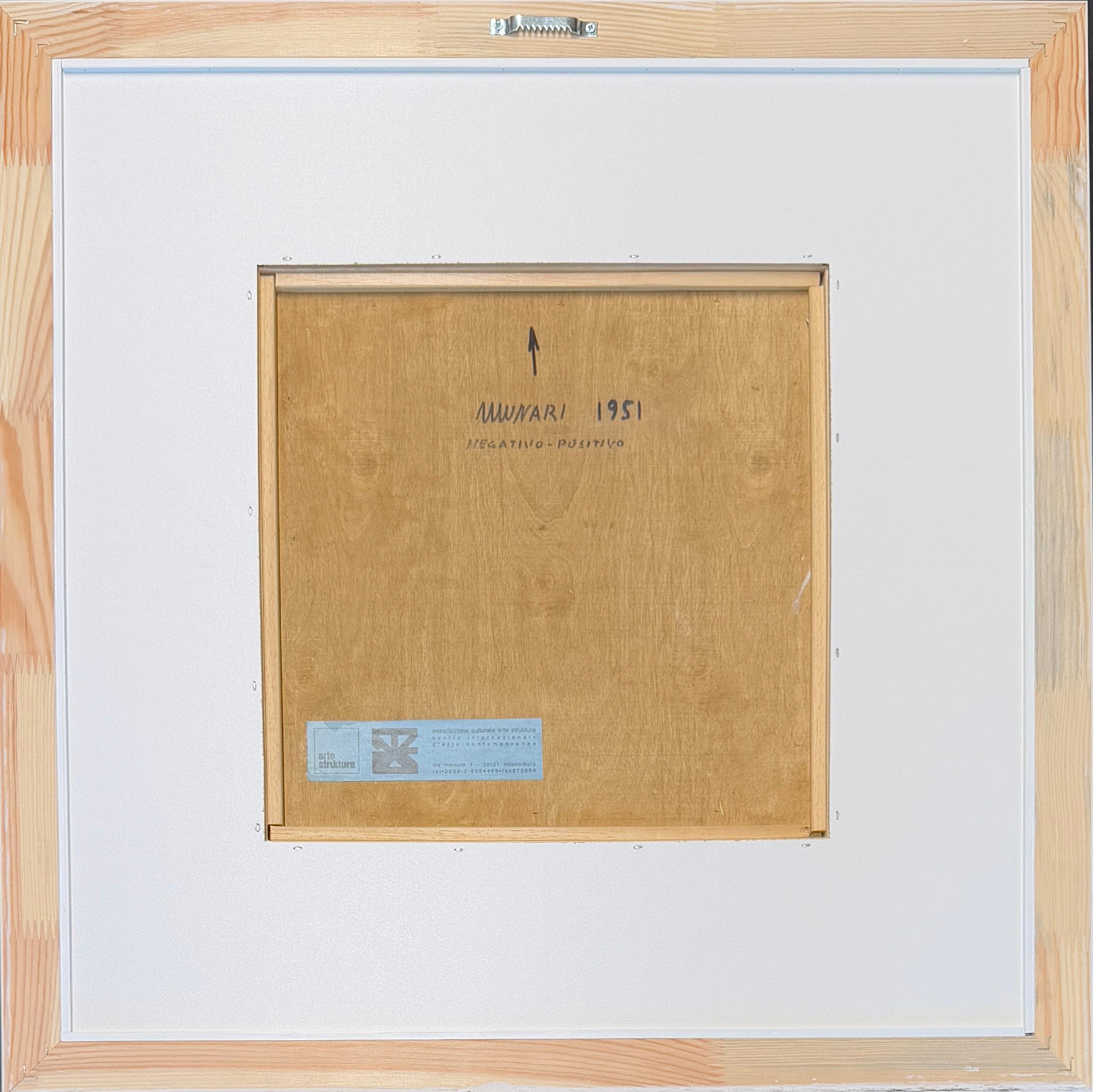 Bruno Munari (1907-1998) - Oil on wood panel - 1951 For Sale 4