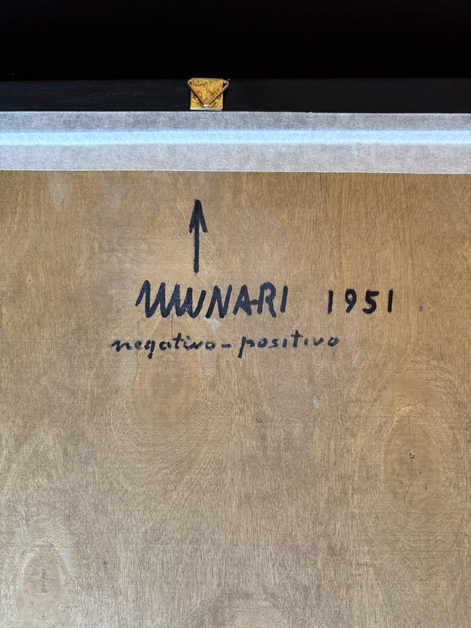 Bruno Munari (1907-1998) - Oil on wood panel - 1951 For Sale 5