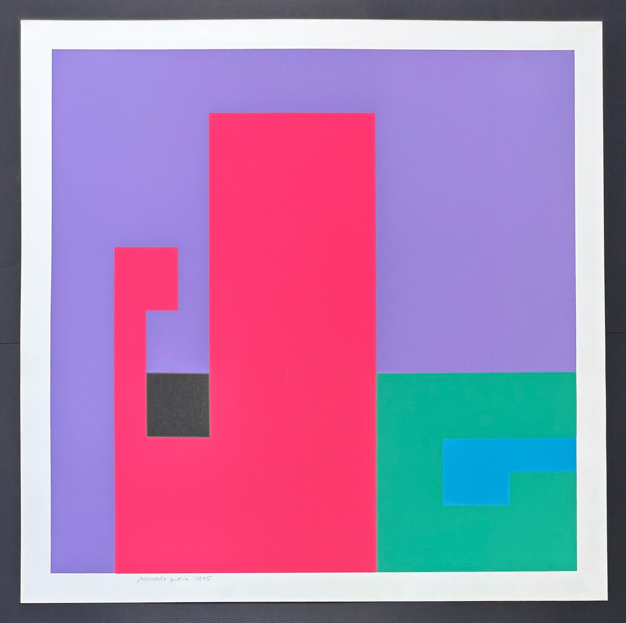 Bruno Munari (1907-1998) – Untitled – Color Serigraphy on Fabriano paper 2