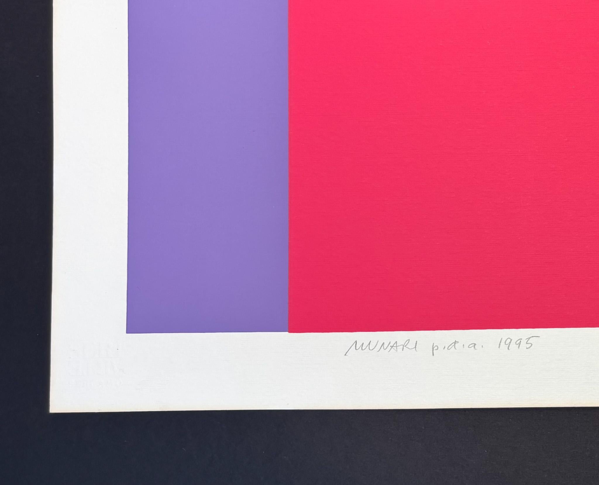 Bruno Munari (1907-1998) – Untitled – Color Serigraphy on Fabriano paper 4