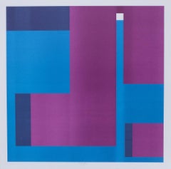 Negativ - Positiv - Lithographie von Bruno Munari - 1993