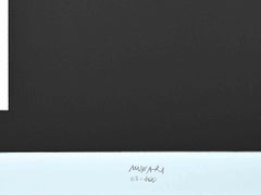 Negativ-Positive – Original Siebdruck von Bruno Munari – 1991