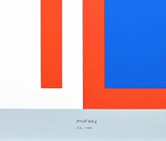 Negativ-Positiv – Siebdruck von Bruno Munari – 1991