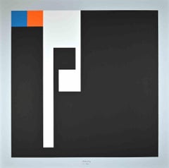 Negativ-Positive – Original Siebdruck von Bruno Munari – 1991