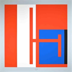 Negative-Positive - Screen Print by Bruno Munari - 1991