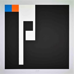 Negative - Positive - Screen Print by Bruno Munari - 1991