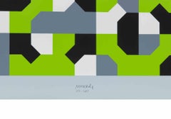 Curvas de Peano - Serigrafía de Bruno Munari - 1991