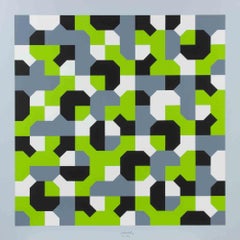 Curvas de Peano - Serigrafía de Bruno Munari - 1991