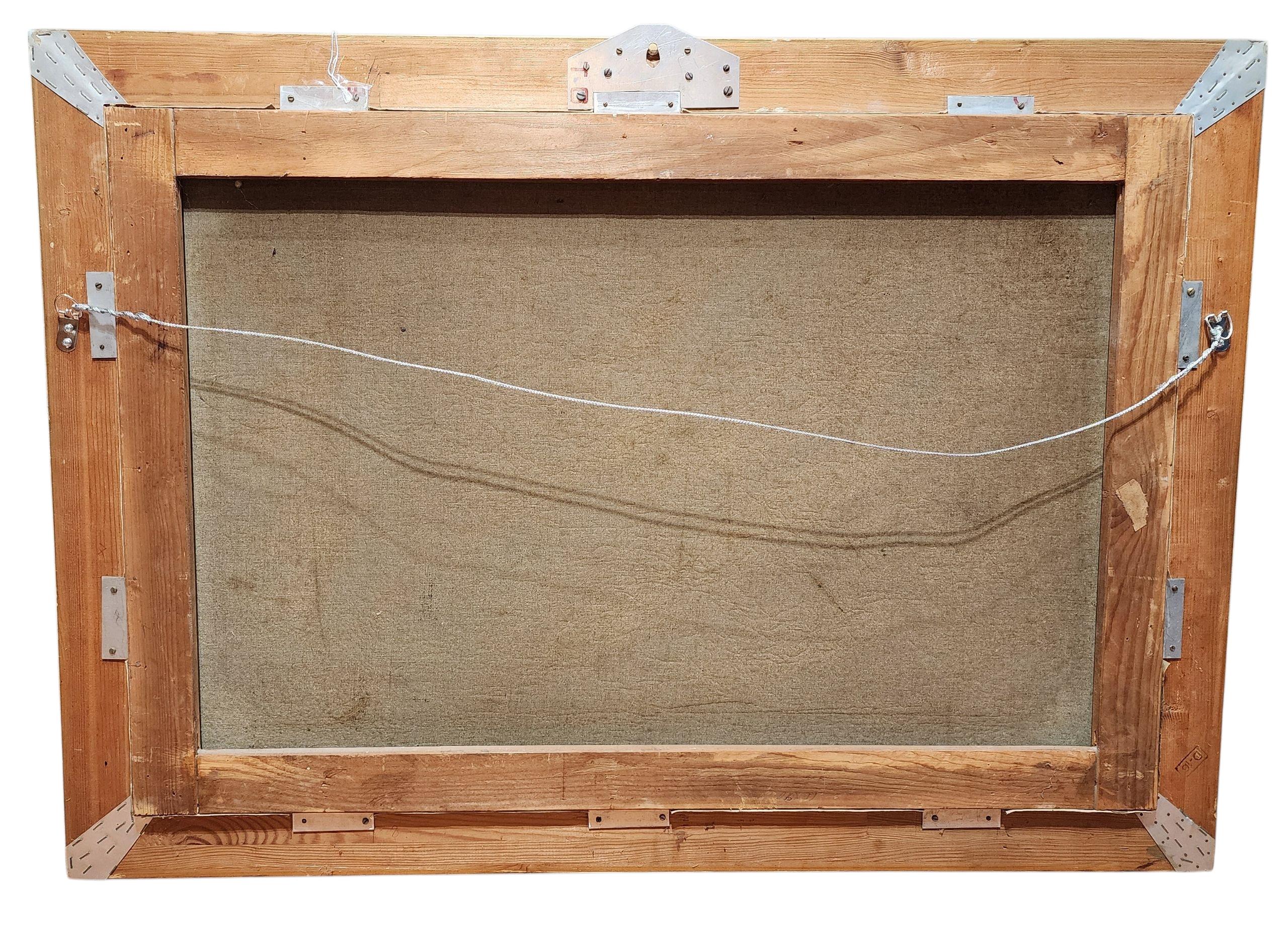 Herbst im Spreewald, bunte deutsche Landschaft (Braun), Landscape Painting, von Bruno Otto Max Moras