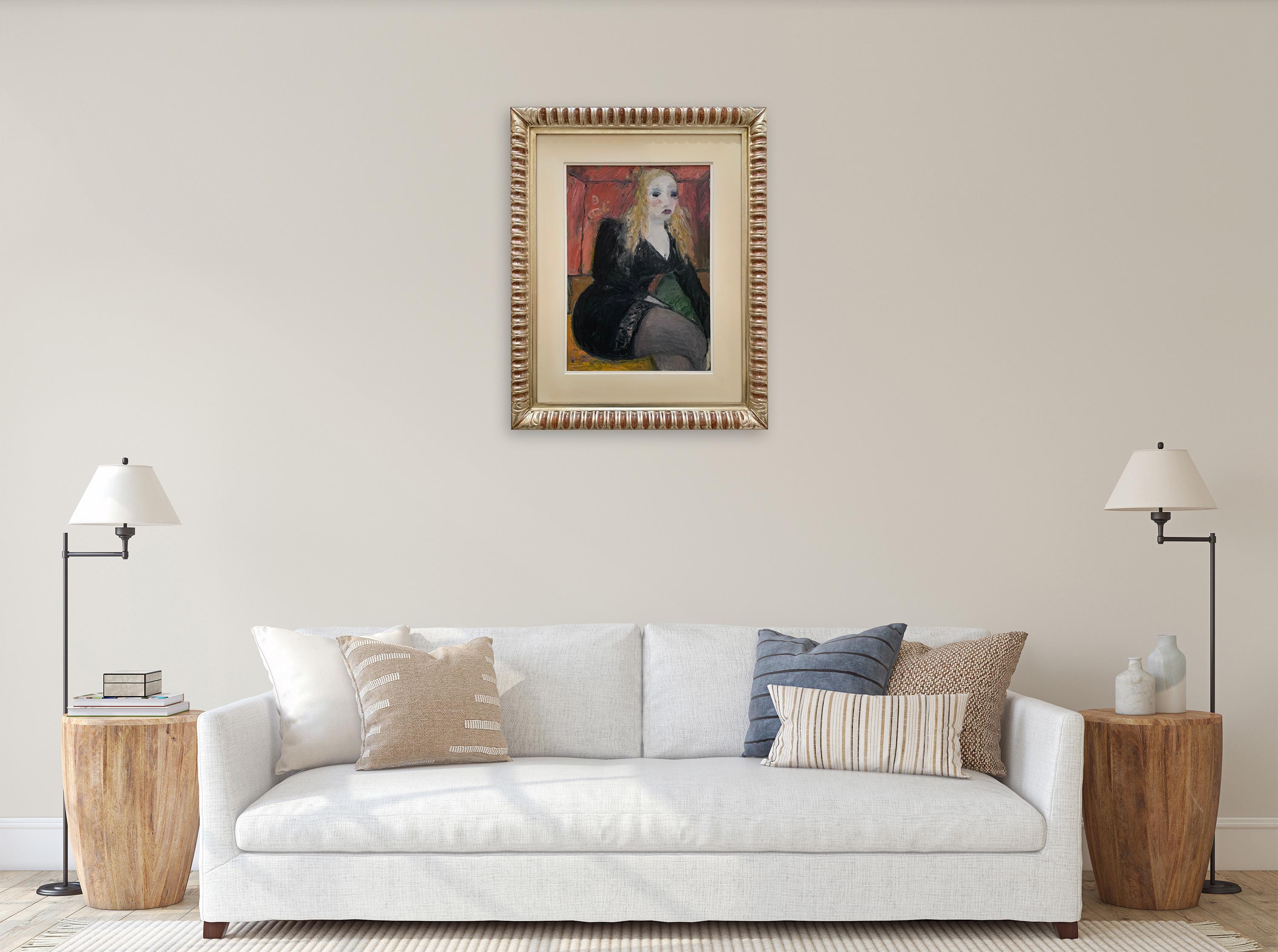 April von Bruno Paoli – Figuratives Gemälde im Angebot 2