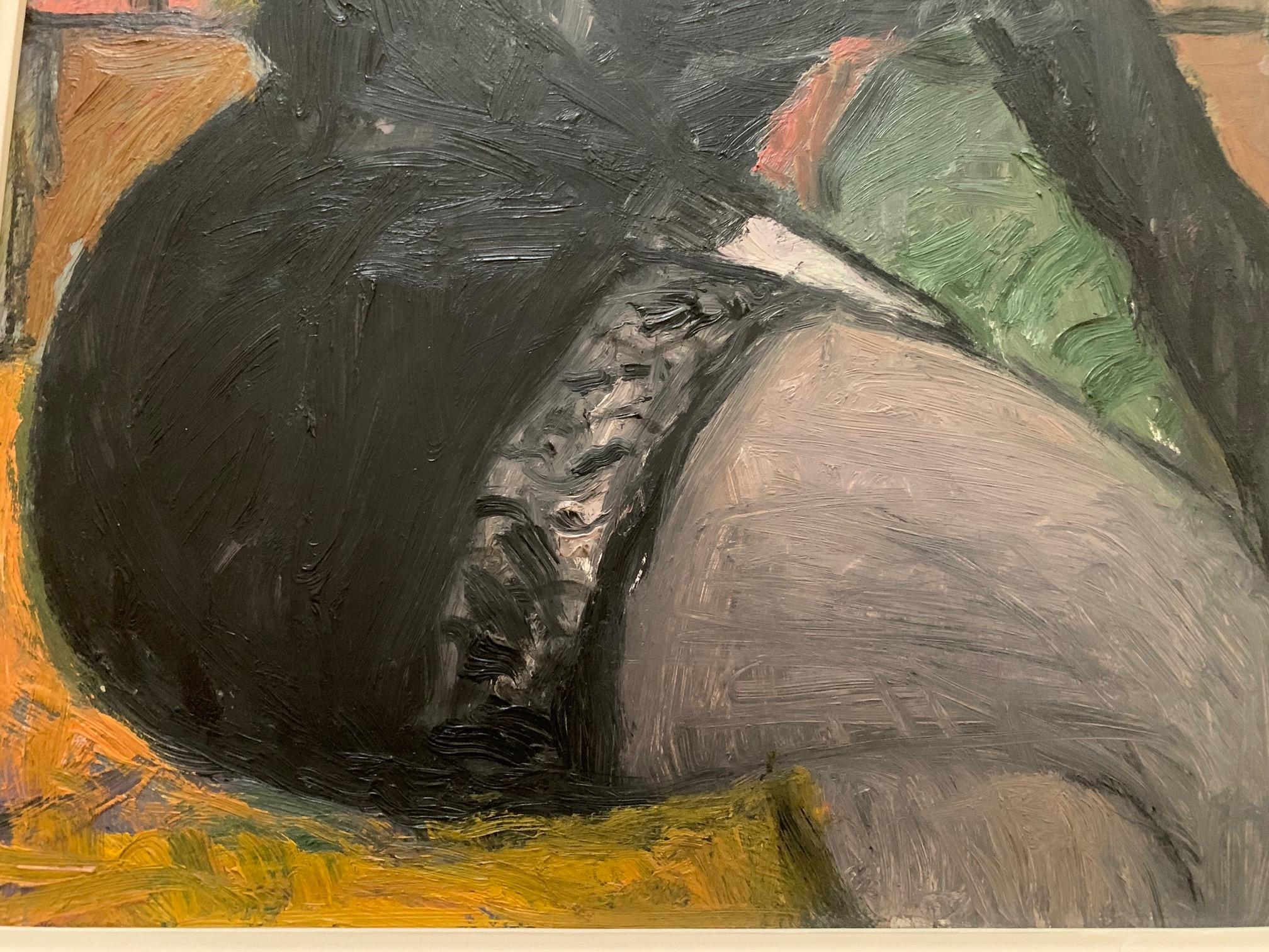 April von Bruno Paoli – Figuratives Gemälde im Angebot 4