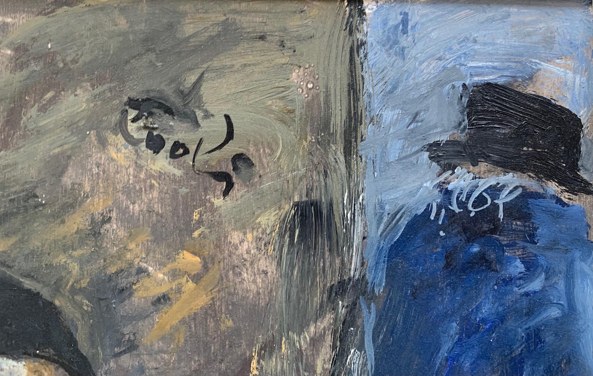 Zurück zur Realität von Bruno Paoli – Figurative Malerei im Angebot 4