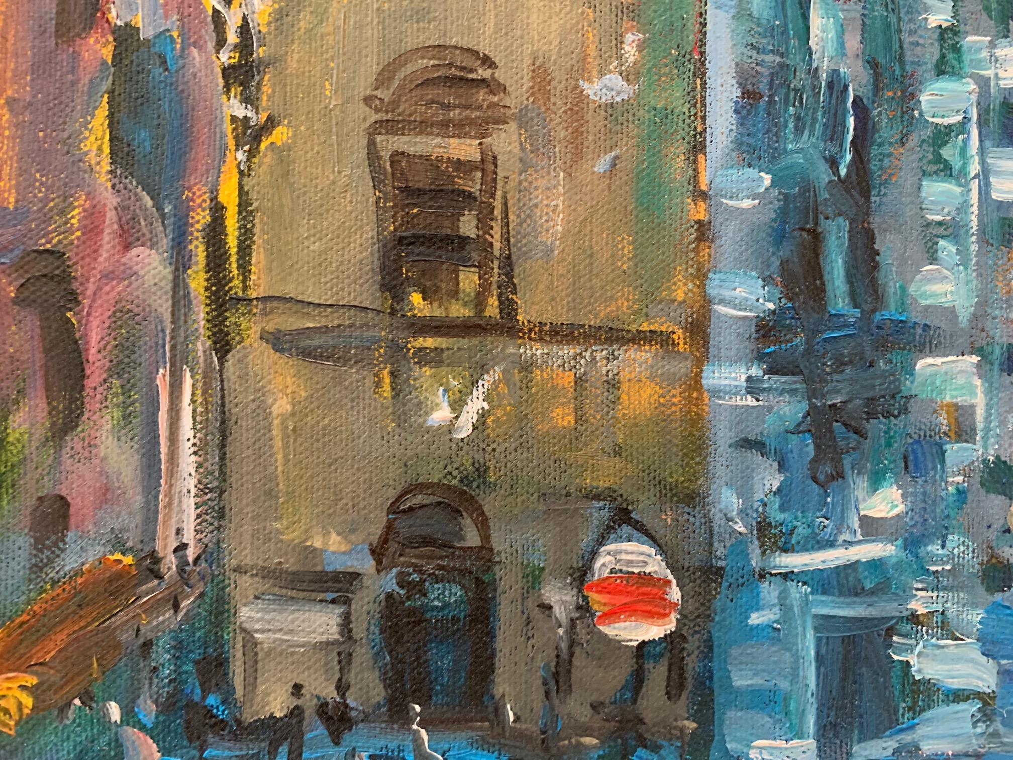 Baptistery By Bruno Paoli - Figurative Painting For Sale 3