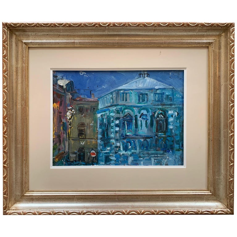 Bruno Paoli Baptistery By Bruno Paoli Figurative Painting For Sale